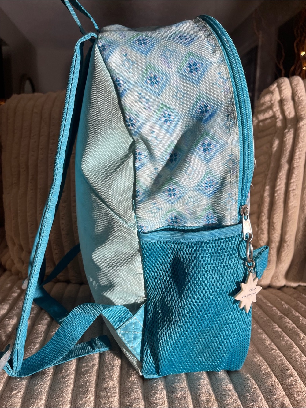 Disney Snow Queen Elsa Backpack - Teal Blue - Picture 2 of 9